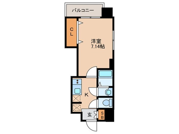 Luxe布施駅前の物件間取画像